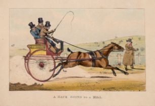 Alken (Henry) Series of Very Spirited Etchings of Gigs and Their Drivers, 1830.