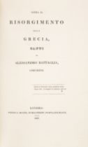 Byroniana.- Battaglia (Alessandro) Sopra il Risorgimento della Grecia, first edition, J. Booth, 1...