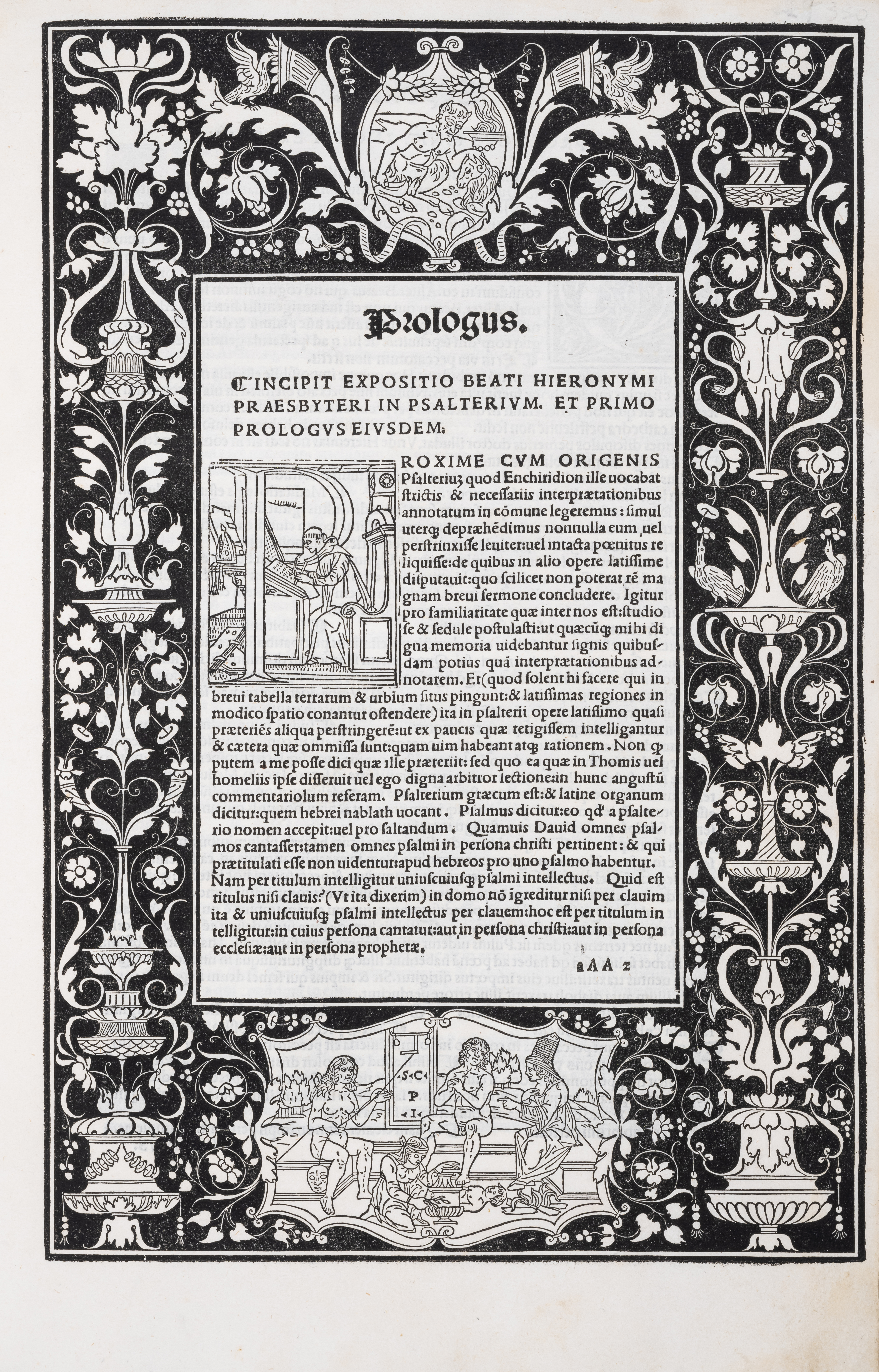 Bordone (Benedetto di).- Commentaria in Bibliam. Ed: Bernardinus Gadolus., 3 vol., Venice, Johann...