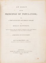 Economics.- Malthus (Thomas Robert) An Essay on the Principle of Population...., A New Edition, V...