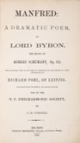 Byroniana.- Cornell (J.H.), translator. Manfred: A Dramatic Poem by Lord Byron...Adapted for the ...