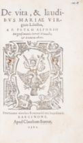 Hermit's life of the Virgin.- Burgos (Pedro Alfonso de) De vita, & laudibus Mariae Virginis Libel...