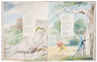 Blake (William) Water-Colour Designs for the Poems of Thomas Gray, 3 vol., one of 352 copies, Tri...