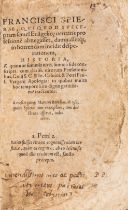 Bishop Hugh Latimer's copy.- Spiera (Francesco) Quiquod susceptam semel Evangelice veritatis prof...