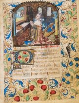 Book of Hours, Use of Poitiers, in Latin, illuminated manuscript on vellum, [France (probably nor...