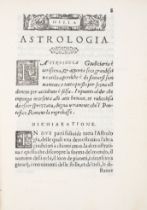Astrology.- Scevolini (Domenico) Discorso...nel quale con le auttorita cosi de gentili, come de c...