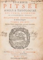 Bio-Bibliography of Englishmen.- Pitts (John) Relationum historicarum de rebus Anglicis, first ed...