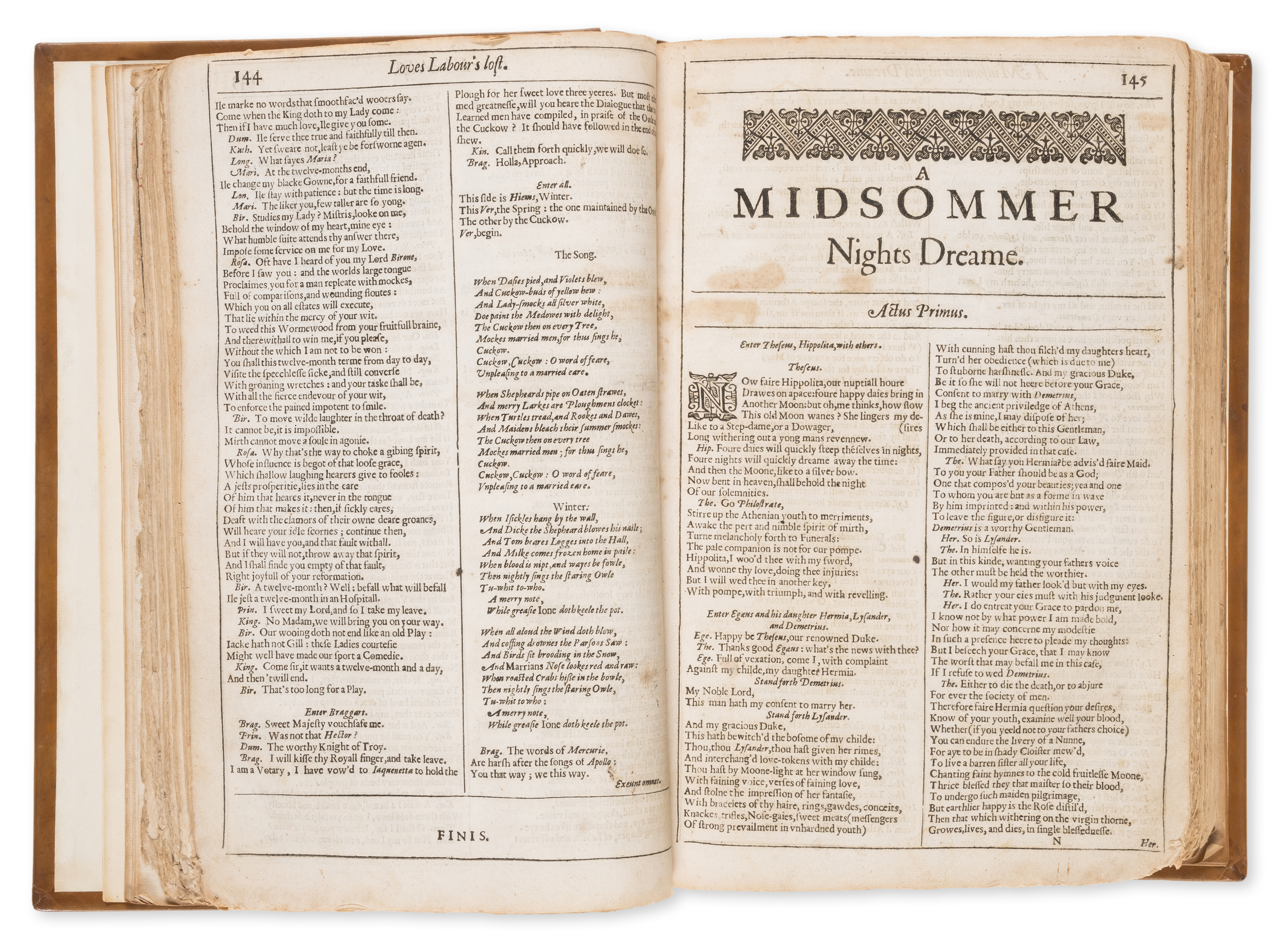 [Shakespeare (William)] [Comedies, Histories, and Tragedies], second folio edition, [by Tho.Cotes... - Image 5 of 5
