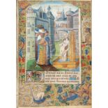 Book of Hours (Hours of the Virgin),  Use of Paris, manuscript in Latin, on vellum, 87 leaves onl...