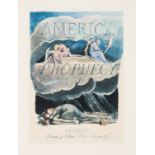 Blake (William) America: A Prophecy, one of 20 deluxe copies with additional material, Trianon Pr...