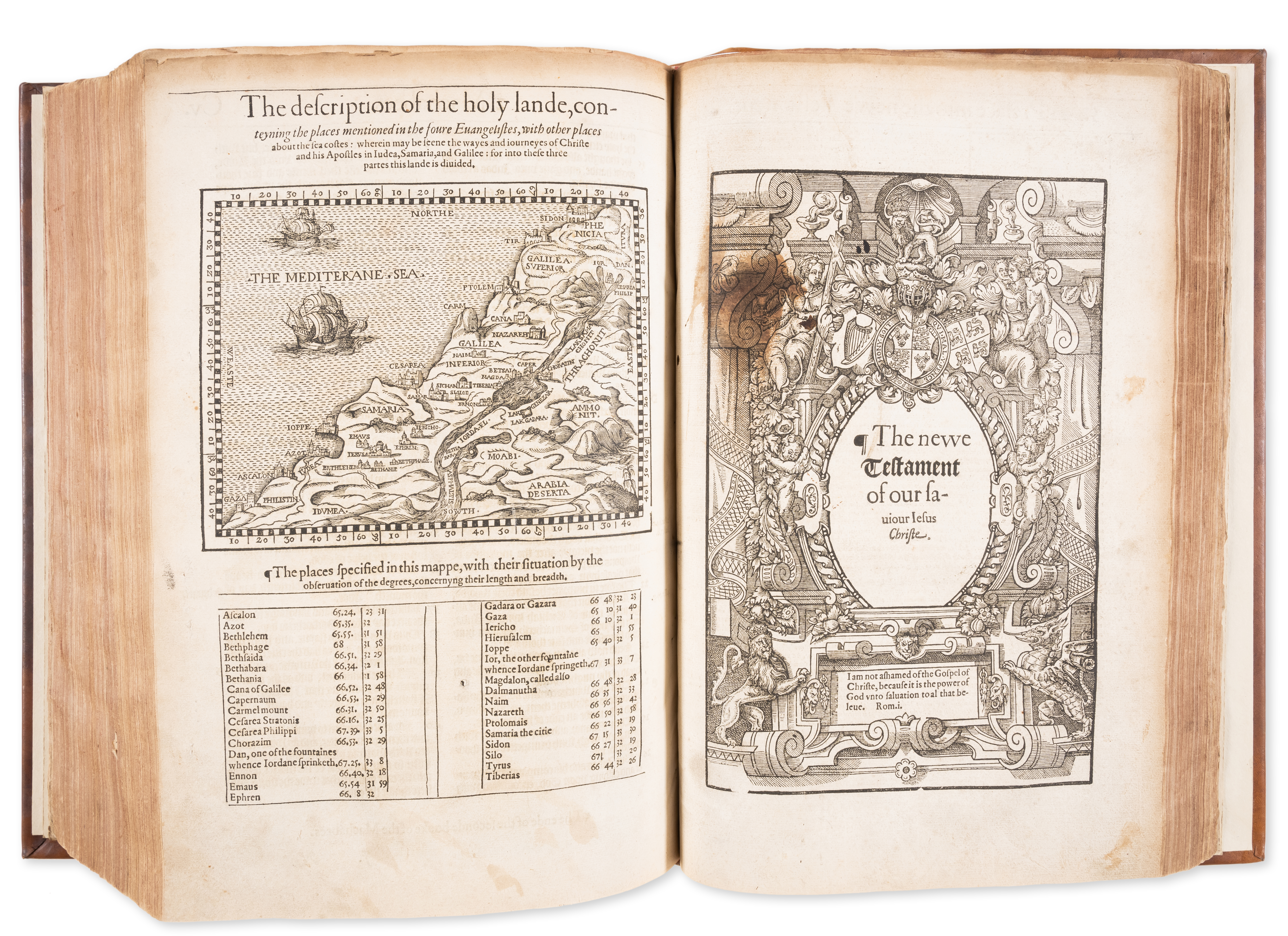 Bible, English. [The holie Bible], [Bishops' Version], Richarde Jugge, 1572.