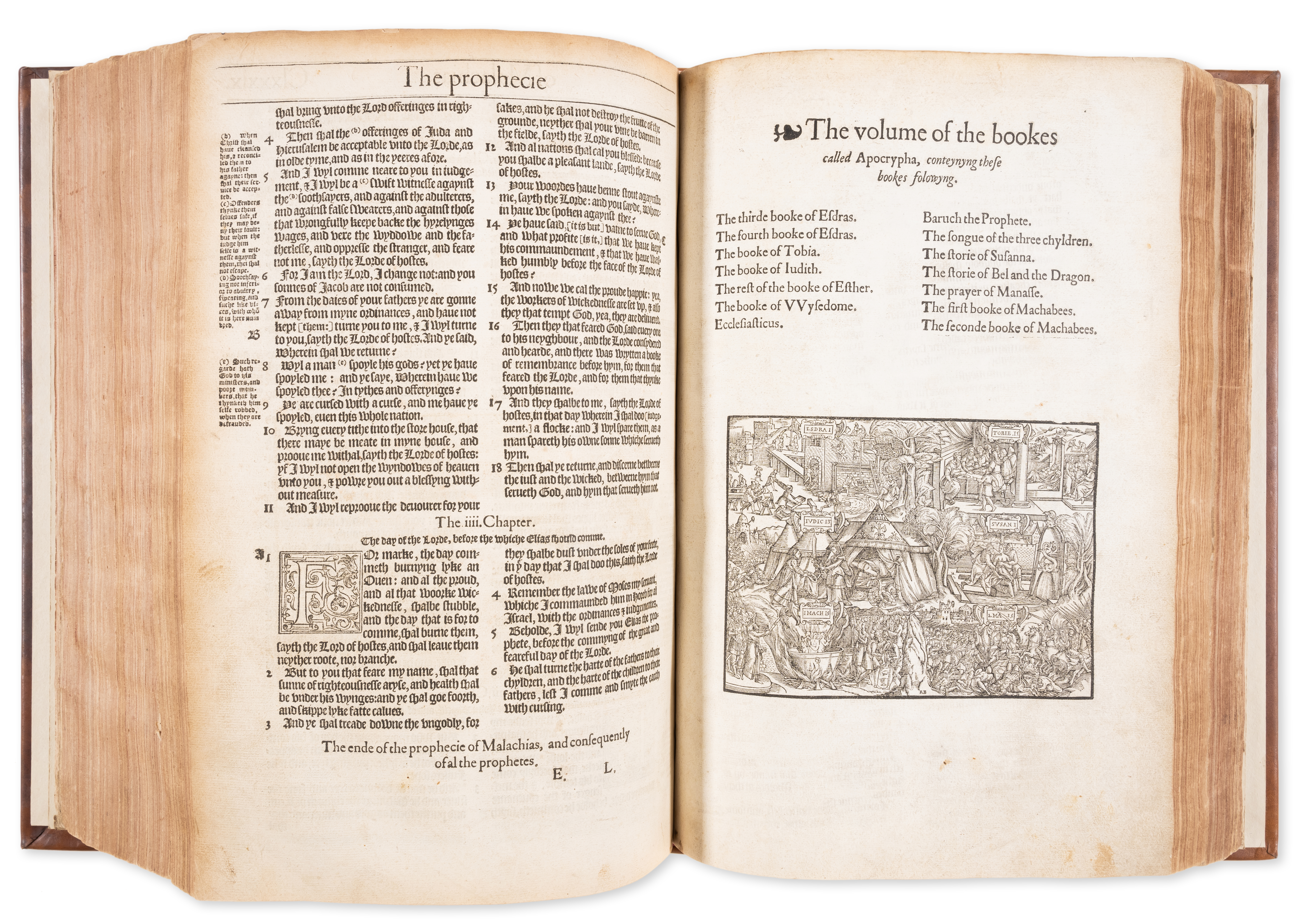 Bible, English. [The holie Bible], [Bishops' Version], Richarde Jugge, 1572. - Image 2 of 5