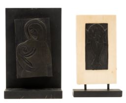 Gill (Eric) Two original woodblocks of engravings, 1919 & 1934.