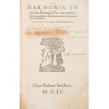 Calvin (Jean) Harmonia ex tribus evangelistis composita, Matthæo, Marco & Luca : adiuncto seorsum...