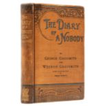Grossmith (George) and Weedon. The Diary of a Nobody, first edition in book form ?later issue, si...