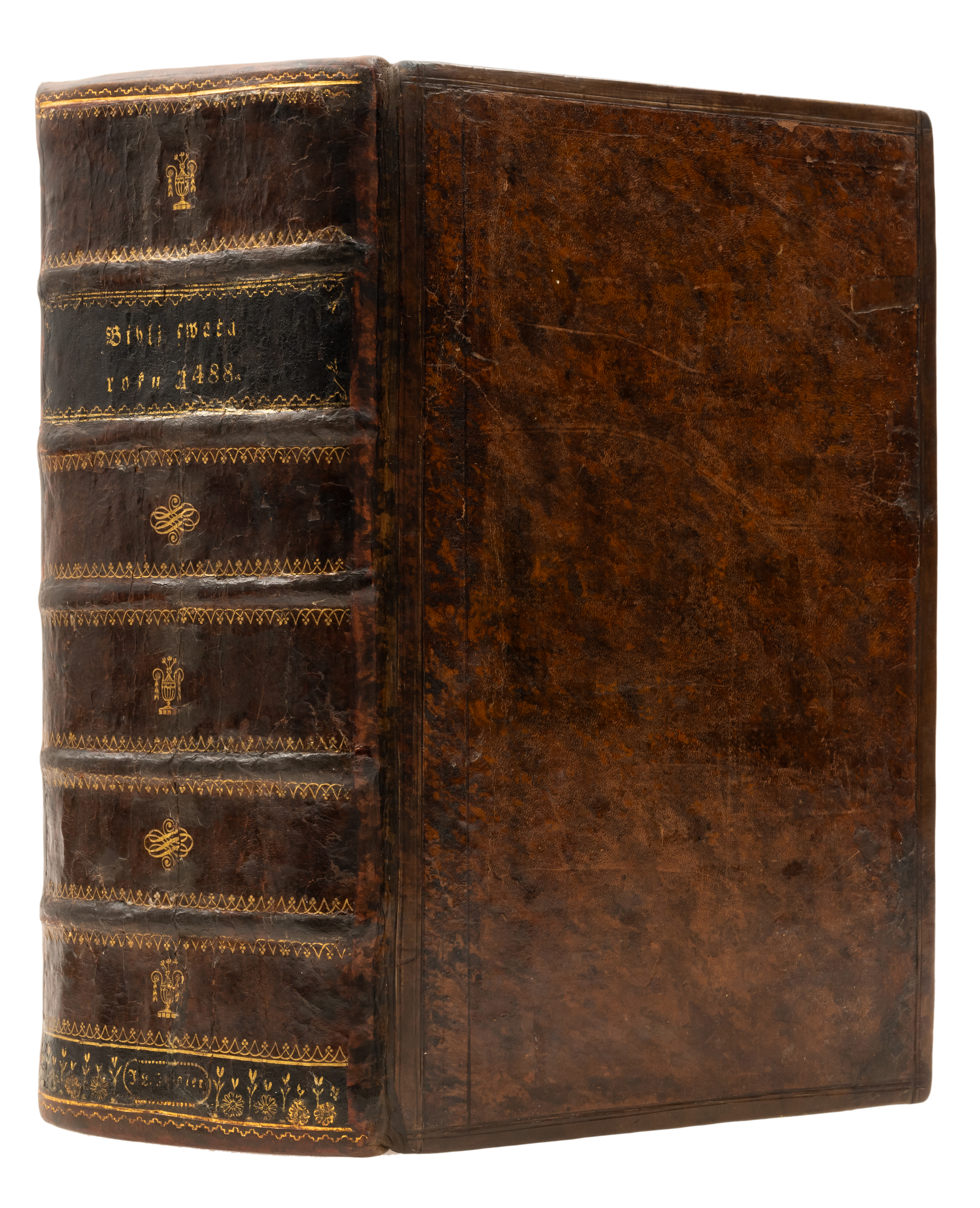 Bible, Czech Biblia Bohemica, first complete Bible printed in the Czech vernacular, Prague, Jan P...