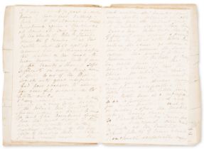 Isle of Wight.- [Tour of the Isle of Wight], manuscript, 1828 § [?Nott (Benjamin) [Notes and draw...