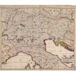 Germany and Southern Europe.- Visscher (Nicolas) Collection of nine double-page maps of Germany a...