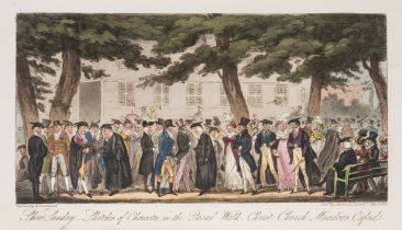 Cruikshank (Robert).- [Westmacott (Charles Molloy)], "Bernard Blackmantle". The English Spy, 2 vo...