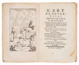 Farting.- [Hurtaut (Pierre Thomas Nicolas) & P.-J. Le Corvaisier.] L'Art de Péter; Essai Théori-P...