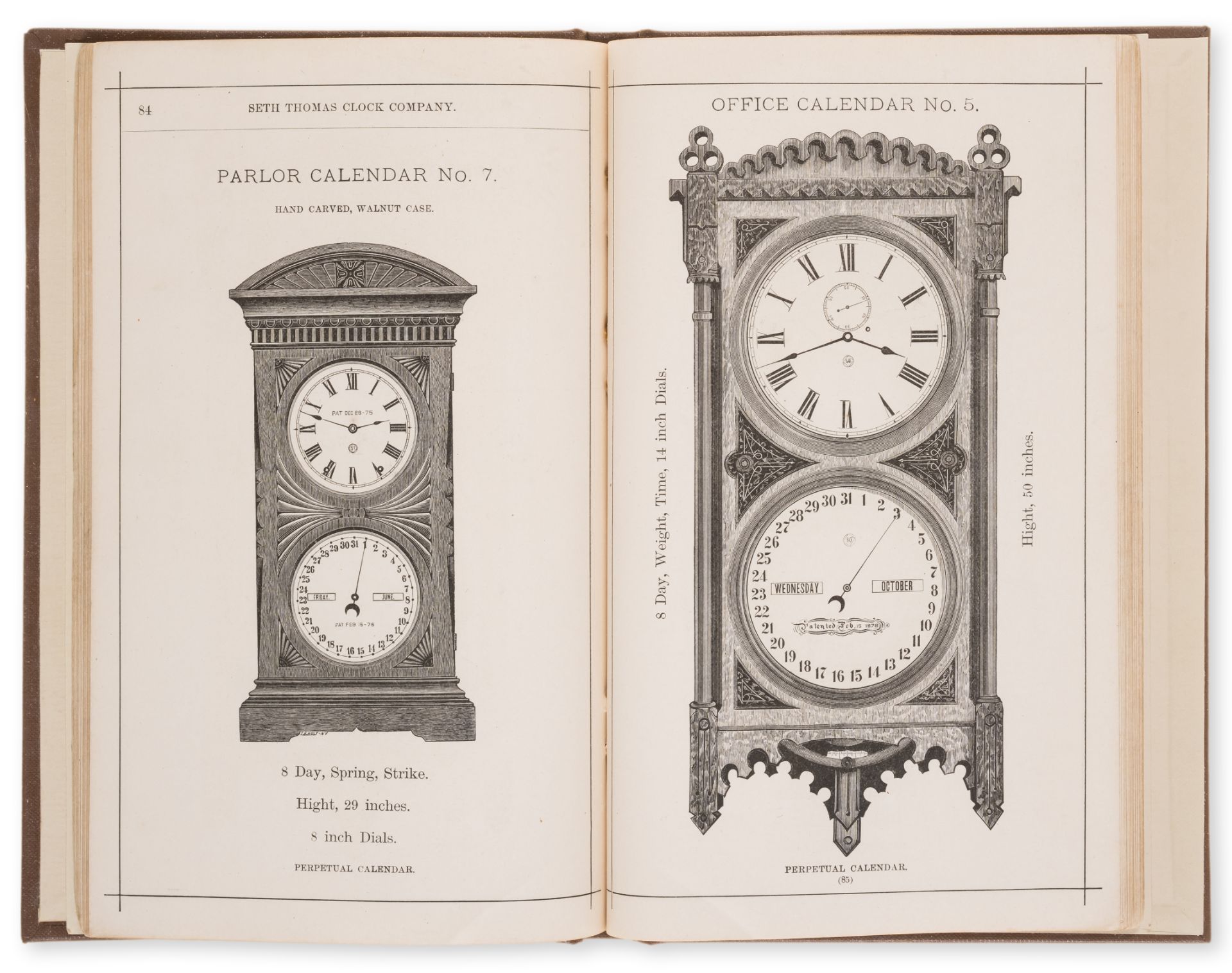 Illustrated Catalogue of Seth Thomas Clocks Manufactured by Seth Thomas Clock Co. ... Thomaston, ...