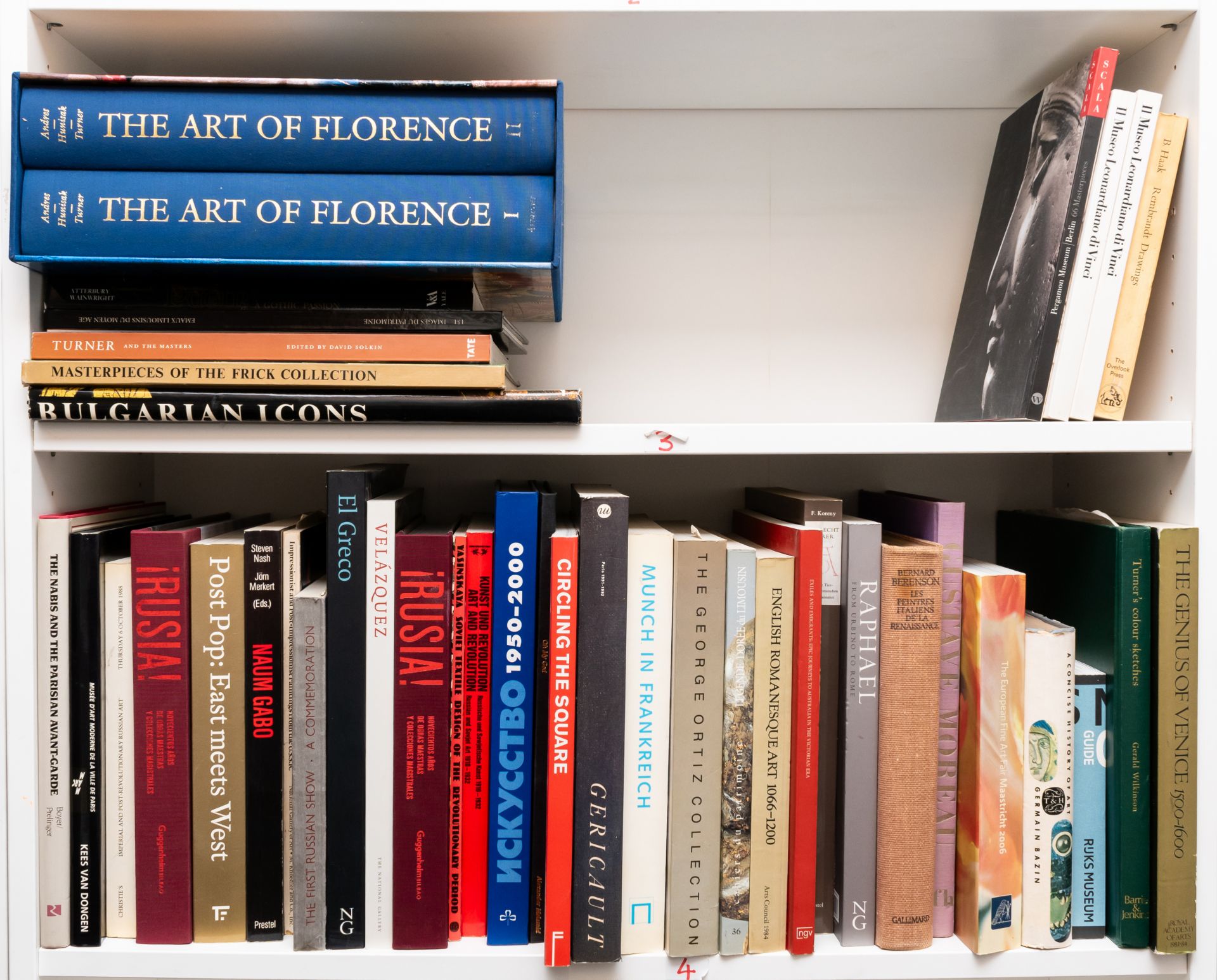 Andres (Glenn M.), John Hunisak, & A. Richard Turner. The Art of Florence, 2 vol., 1994 & others ...