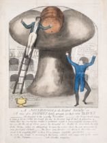 Caricatures.- Sidebotham (J.) A mushroom for the Royal Society! Or a view of a fungus lately grow...