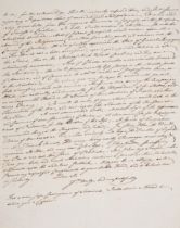 American refugee in Paris.- [?Wharton (Samuel) 2 Autograph Letters unsigned to the Hon. Thomas Wa...