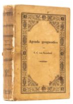 Geology.- Leonhard (Karl Cäsar von) Agenda geognostica. Hülfsbuch für reisende Gebirgsforscher......