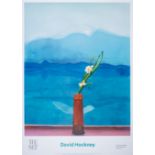 David Hockney (b.1937) Mount Fuji and the Flowers