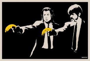 Banksy (b.1974) Pulp Fiction