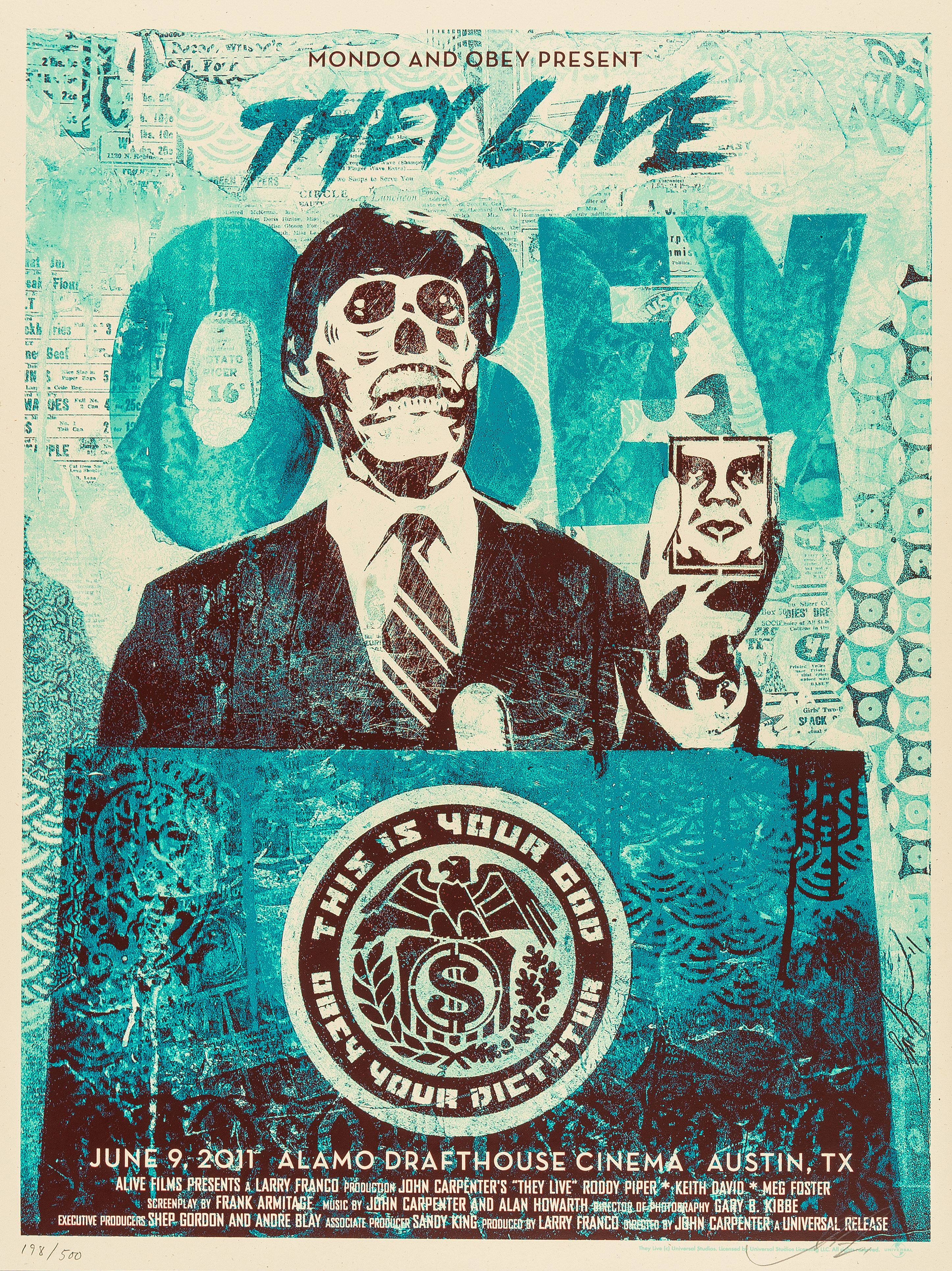 Shepard Fairey (b. 1970) They Live 2