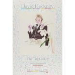 David Hockney (b.1937) Celia in a Black Dress with White Flowers (Baggott 35)