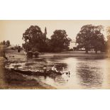 London.-Photograph Albums.- [Views of London], 36 mounted albumen prints, [late 19th century] & o...