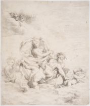 Biscaino (Bartolomeo, 1632-1657) Galatea, counterproof (of the etching and drypoint), [c. 1655]