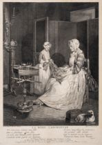 Chardin (Jean-Baptiste-Siméon), After. La Mere Laborieuse; La Pourvoieuse [two variants]; La Gouv...