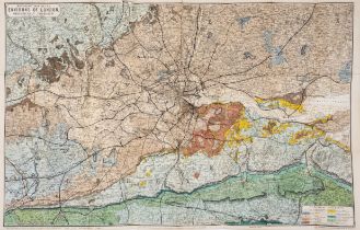 London.- Geology.- Reynolds (James) Reynolds' Map of the Environs of London Geologically Coloured...