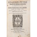 Maffei (Giovanni Pietro) Historiarum Indicarum libri XVI..., first edition, Florence, Filippo Giu...