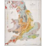 Geology of the British Isles.- Geikie (Sir Archibald) Geological Map of England & Wales [together...