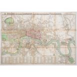 London.- Godwin (M.J.) A Guide through London and the surrounding Villages, engrave map, [c. 1825]