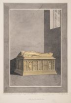 Original Illustration.- Ross (James) An original design for "Monument of an unknown Lady, in Brom...