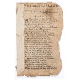 Poetry.- The Durham Garland. In Four Parts, rare edition, no printer, no place, [?c.1770].