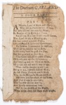 Poetry.- The Durham Garland. In Four Parts, rare edition, no printer, no place, [?c.1770].