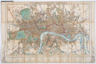 London.- Cross (Joseph) Cross's London Guide, engraved map, [1844]