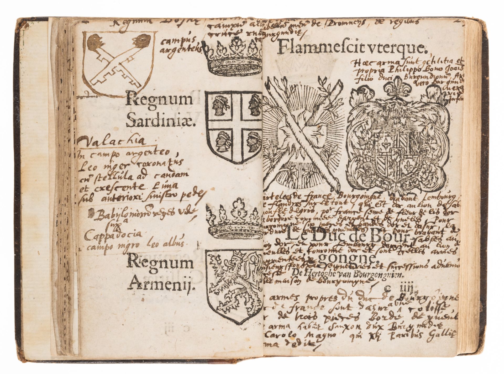 Heraldry.- Lautte (Jean) Le jardin d'armoires..., first edition, Gent, Geeraert van Salenson, 1567.