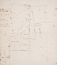 Anonymous Original manuscript plan of the Conduit Mead Estate, before construction of Conduit Str...