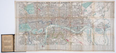 London.- Cruchley (George Frederick) Cruchley's New Plan of London Shewing all the New and Intend...