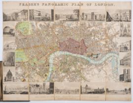 London.- Fraser (James) Fraser’s Panoramic Plan of London, engraved map, 1831