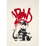 Banksy (b.1974) Gangsta Rat