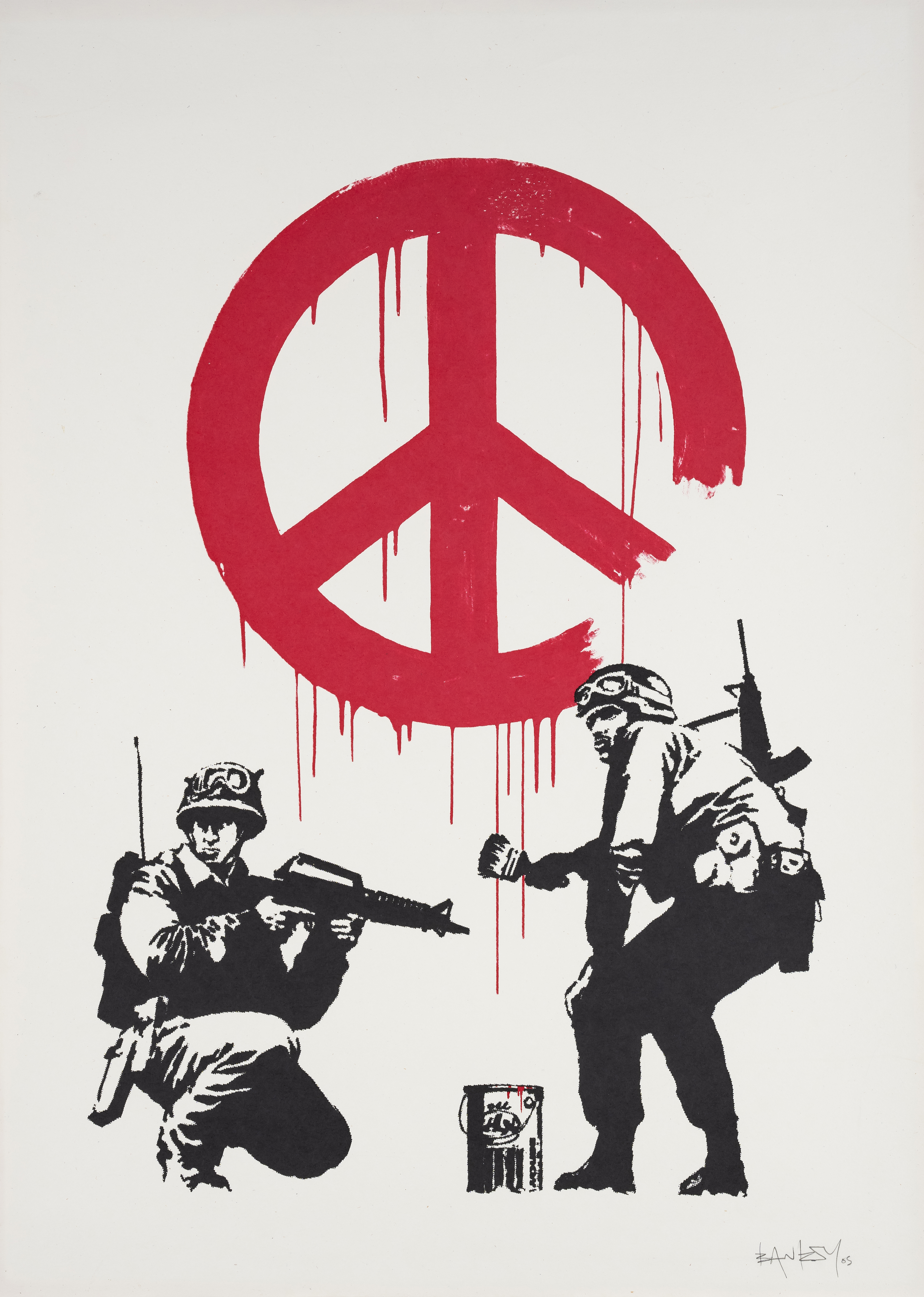 Banksy (b.1974) CND Soldiers (Signed)